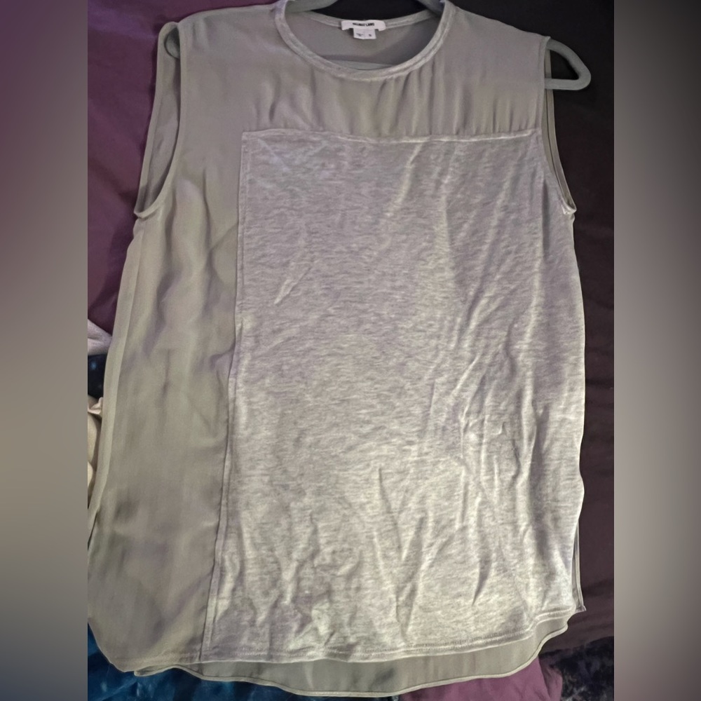 Helmut Lang Semi Sheer Front/Full Sheer Back Shir… - image 1